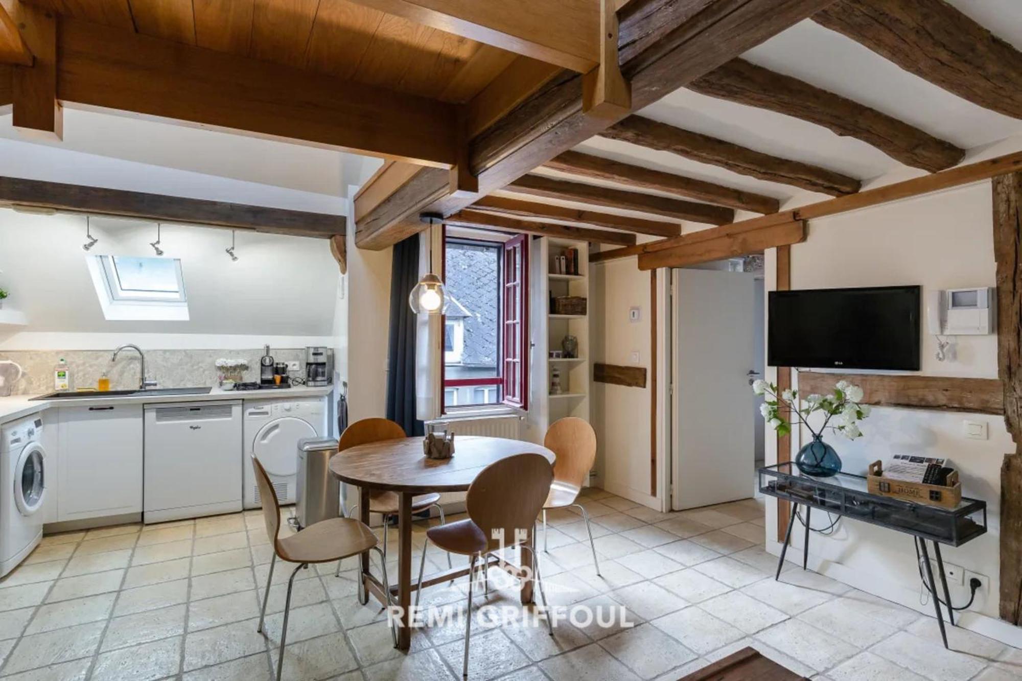 L'Escalier D'H - Duplex 3 In The City Center - Normand Charm - Family Stay Honfleur Bagian luar foto