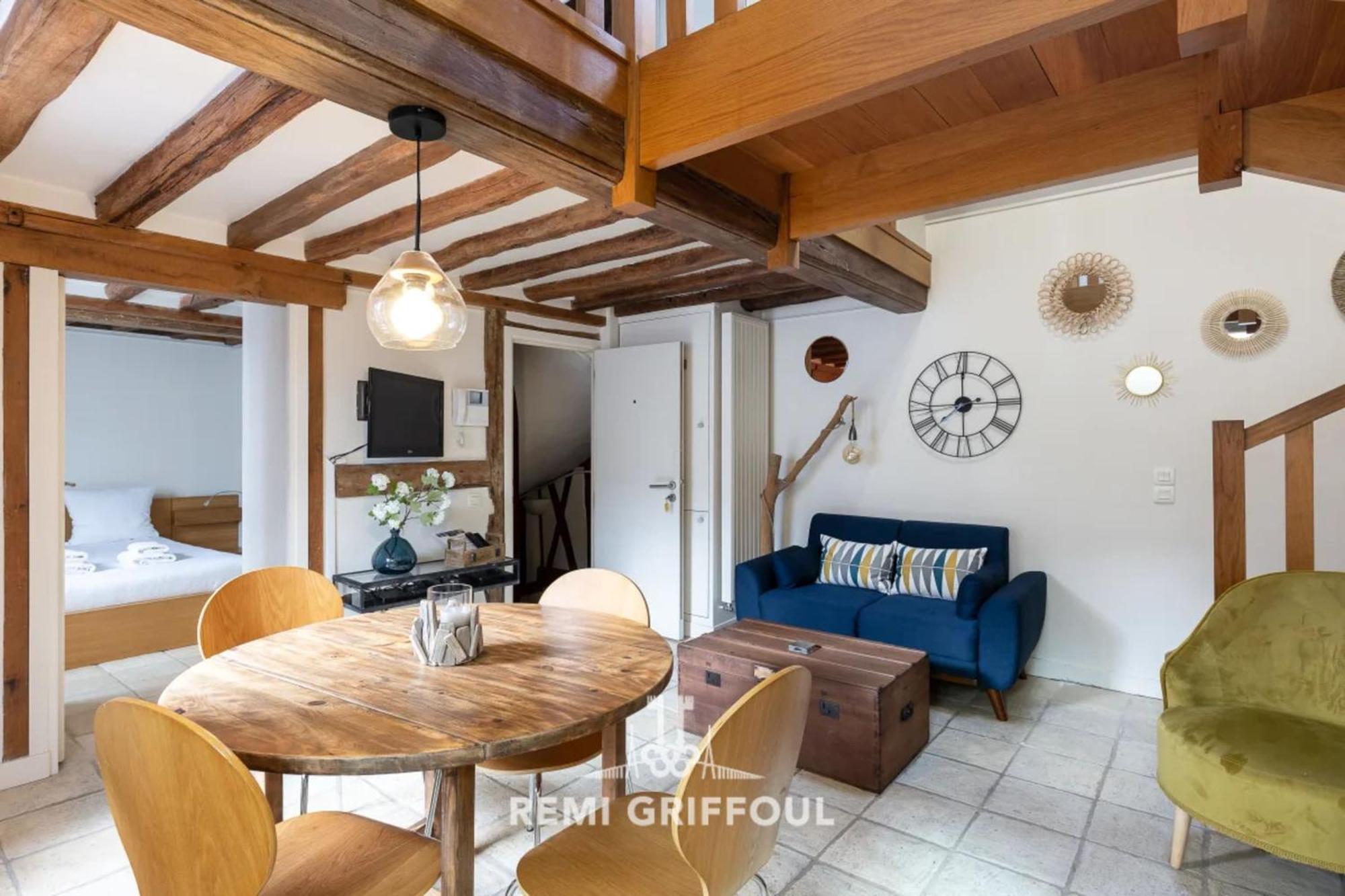 L'Escalier D'H - Duplex 3 In The City Center - Normand Charm - Family Stay Honfleur Bagian luar foto
